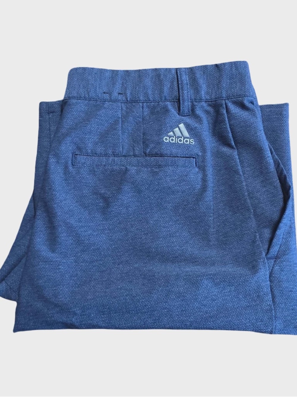 adidas Navy Blue Athletic Short with Logo Patch